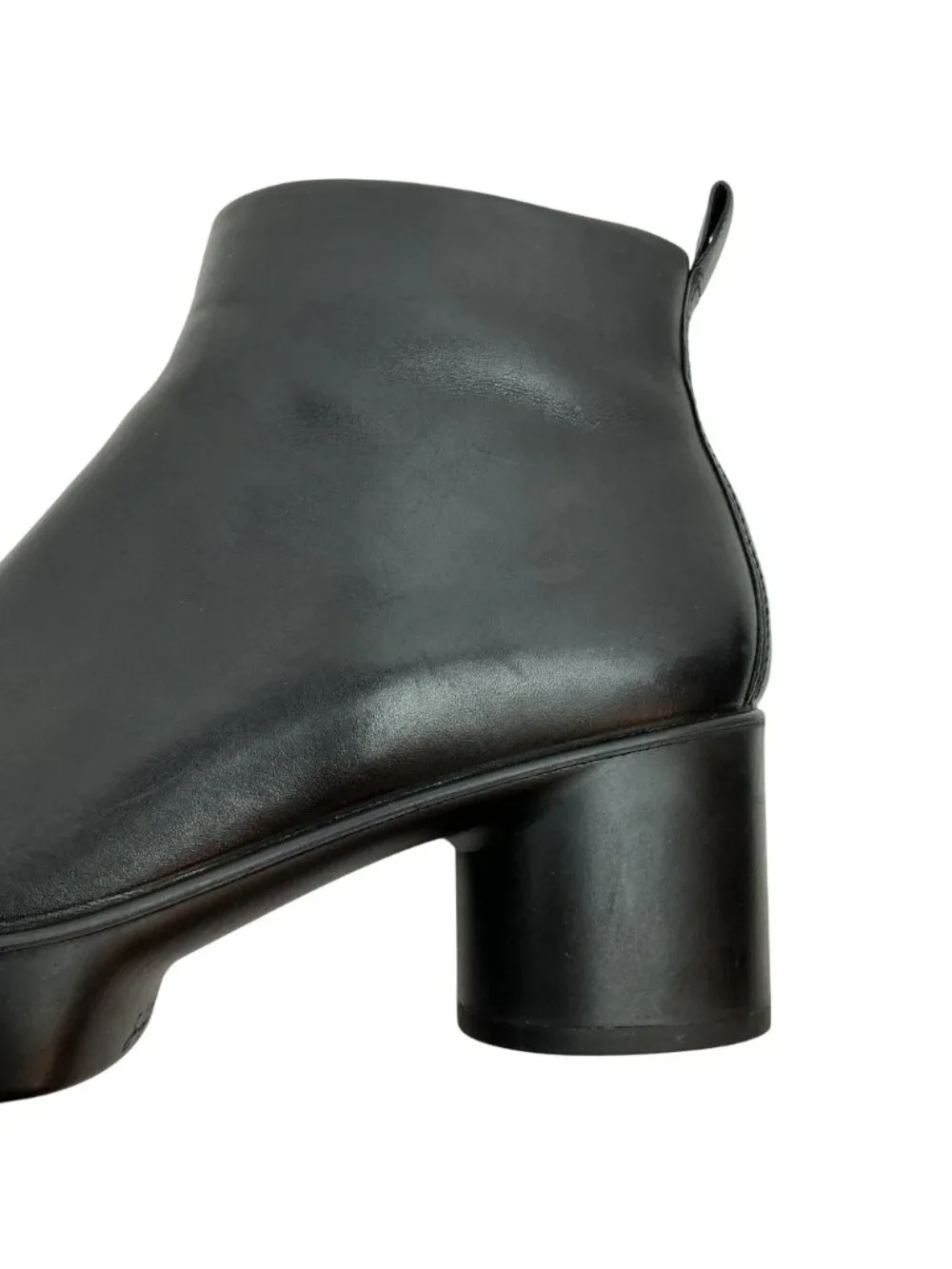 Ecco Shape Sculpted Motion 35 Leather Zip Ankle Boots Womens 9-9.5 Black NEW